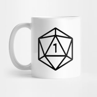 DnD - Natural 1 D20 Mug